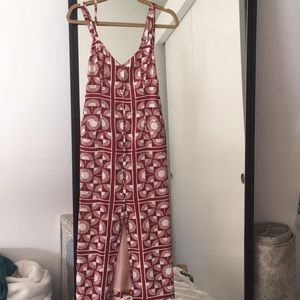 Stone Cold Fox silk maxi dress,